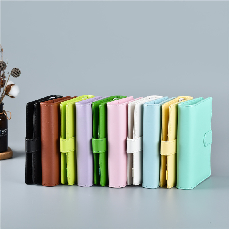 Vintage Leather Journal Notebook - A6/A5 Amaretto Colore PU Pelle Raccoglitore
