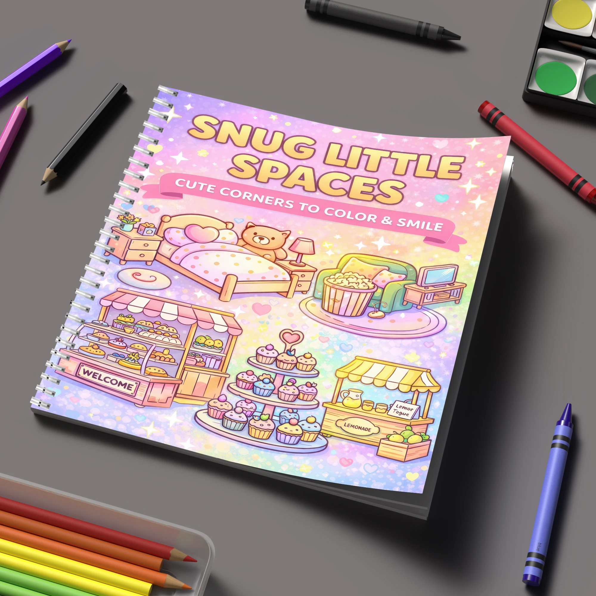 Libro da colorare Little Space - Adult Coloring Book Stress Relief recensione e prezzo