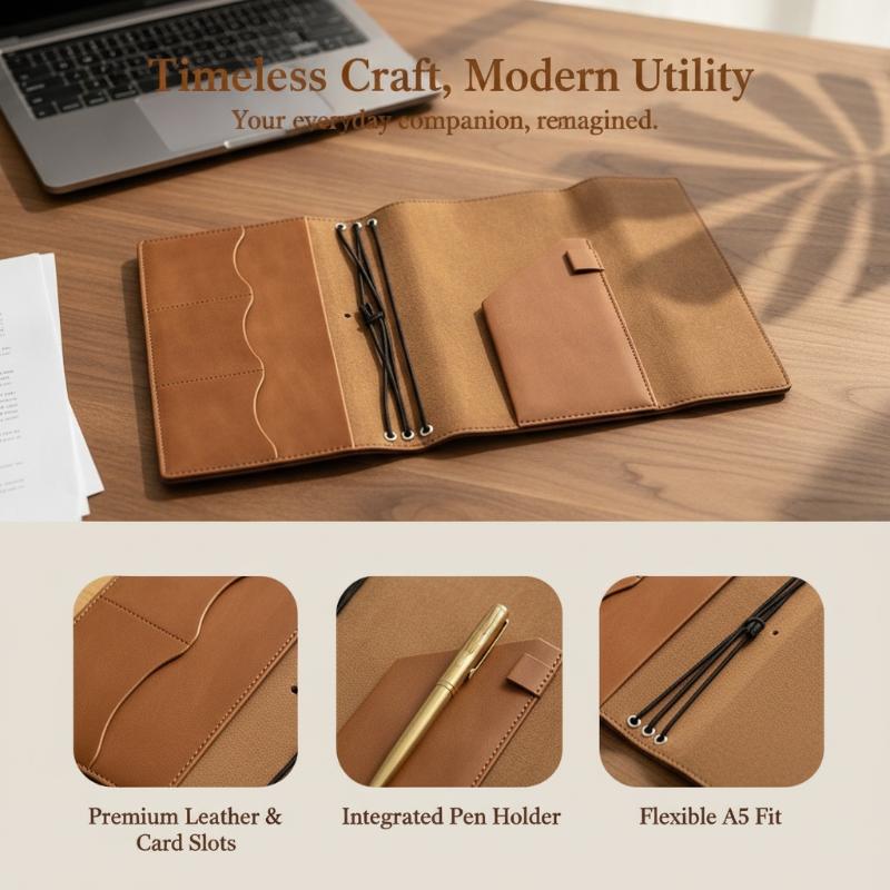 Organizer ricaricabile in pell - Vintage Leather Journal Notebook recensione e prezzo